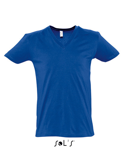 Herren T-Shirt V-Neck – Bild 3