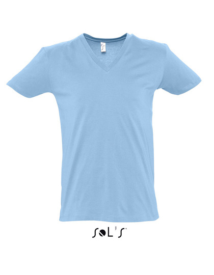 Herren T-Shirt V-Neck – Bild 4